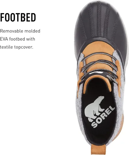 Vista 4 de SOREL Out N About III botas clásicas para mujer de gamuza y piel impermeables botas de invierno