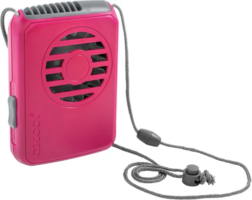 Vista 12 de O2COOL Ventilador de Collar Deluxe, Funciona con Pilas, para Enfriamiento Personal con Correa Ajustable (Negro)