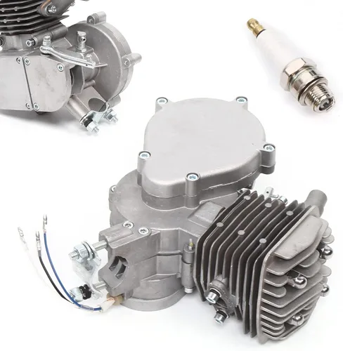 Vista 2 de Motor de motor de bicicleta de 2 tiempos de 80 CC, motor de bicicleta de 1.65 KW, solo kit incompleto para bicicletas, autos de bolsillo, mini