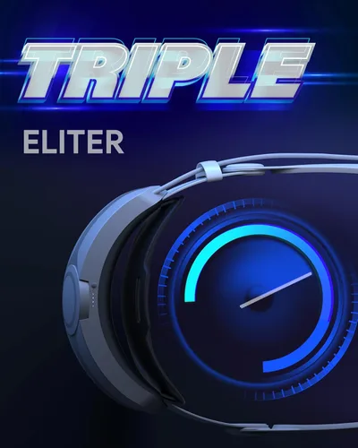 Vista 3 de Head Strap Compatible with Meta Quest 3, Built-in 8000 mAh Battery Pack, Fast&Safe Charging Accessories, Great Comfort with Counter Balance - Aubika