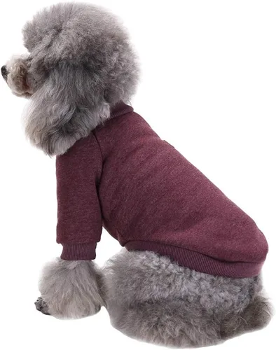 Vista 3 de Jecikelon Ropa para Perros Suéter para Perros Ropa Suave para Cachorros Ropa de Invierno Suéteres para Cachorros Atuendo Cálido para Perros Pequeños