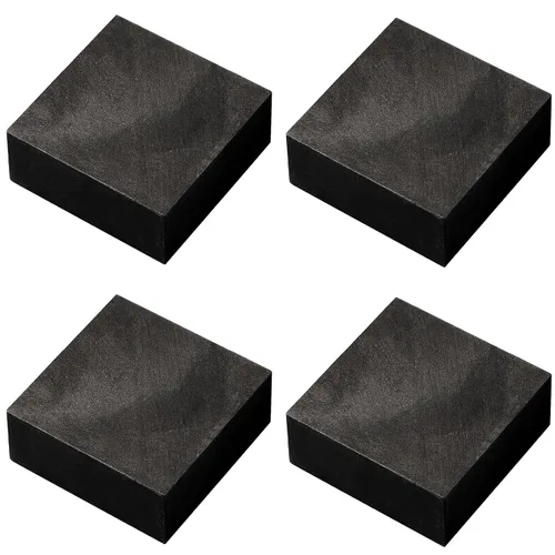 4 paquetes de bloques de lingote de grafito, 99.9% de grafito EDM de alta pureza en blanco para molde de fundición de metal (1.969 in x 1.969 in x