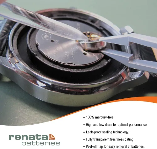 Vista 7 de Renata 315 SR716SW Baterías – 1.55 V Óxido de Plata 315 Batería de reloj (2 unidades)