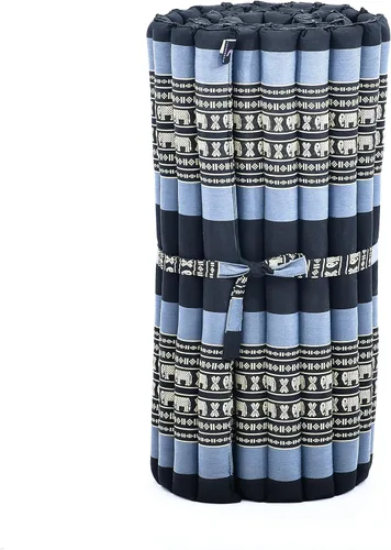 Vista 344 de Leewadee colchón tailandés enrollable para cama de invitados, tapete de yoga, para masaje tailandés, ecológico, orgánico y natural.