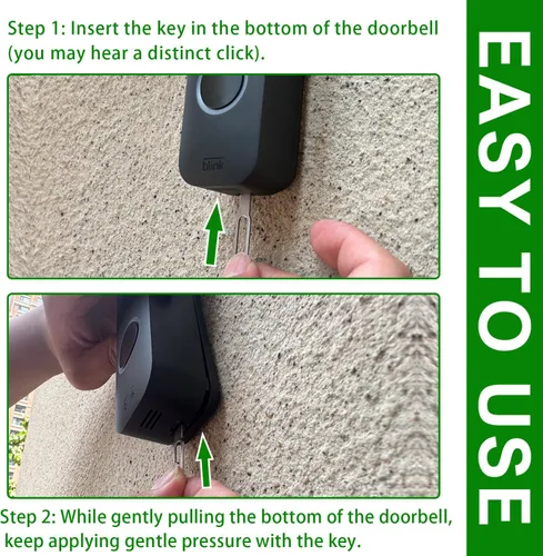 Vista 6 de Paquete de 4 herramientas de repuesto para timbre de puerta Blink, herramienta de apertura de timbre, herramienta de pin de timbre parpadeante