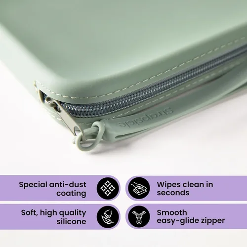 Vista 4 de Strapsicle Funda de silicona para Kindle y lectores electrónicos – Bolso multiusos para teléfono, billetera y llaves – Se ajusta a Paperwhite 2024