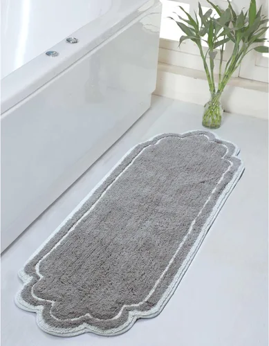 Home Weavers Allure Collection - Tapete de baño 100% algodón, suave y absorbente, antideslizante, lavable y secable a máquina, para suelo de baño,