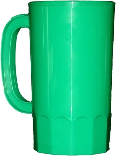 Vista 5 de Talisman, Tazas de cerveza de plástico, grandes de 32 onzas, paquete de 6, color multicolor