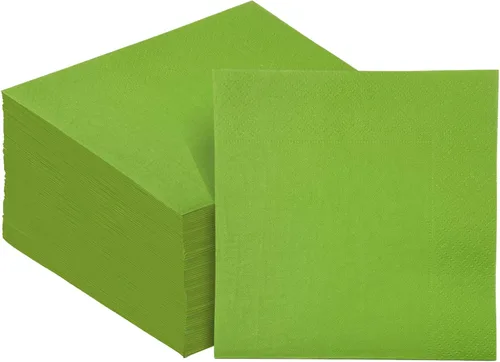 Vista 18 de Servilletas de cóctel de 24 colores de 5 x 5 pulgadas desechables servilletas de papel para bebidas para cóctel, boda, cena, fiesta de cumpleaños