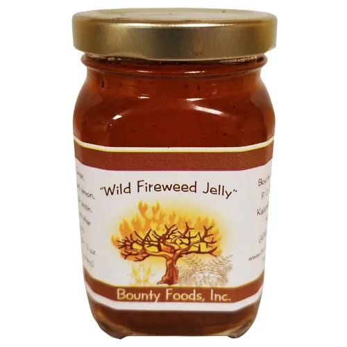 Montana Fireweed Jelly - Desayuno de postre esencial de 9 onzas cultivadas y recogidas a mano en la naturaleza de Bounty Foods - Sin gluten sin OMG