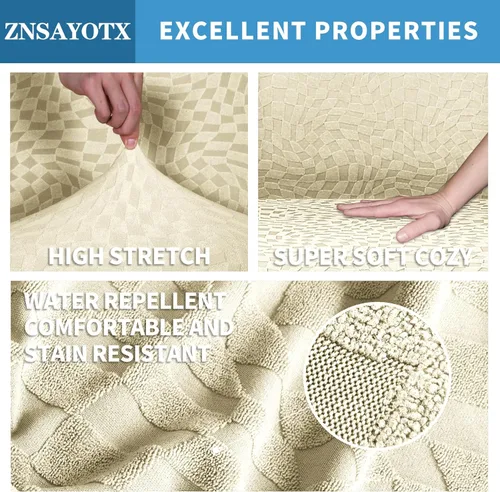 Vista 3 de ZNSAYOTX - Fundas elásticas para futón de tamaño completo 2025, fundas para sofá cama sin brazos de moda, funda de futón suave y duradera para cama