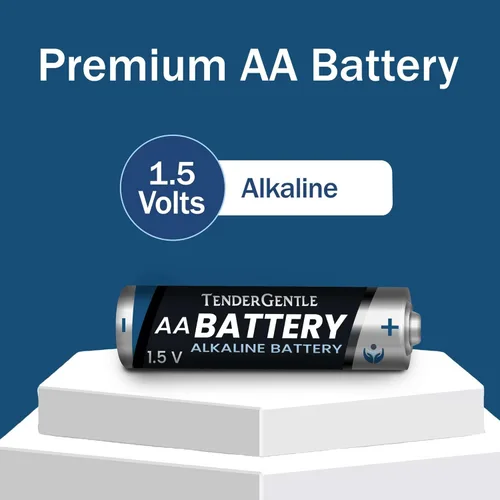 Vista 2 de Paquete de 24 pilas AA dobles, pilas AA alcalinas para artículos de oficina y hogar, sin mercurio ni cadmio