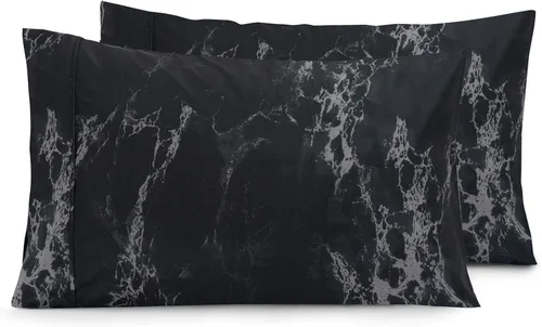 Vista 40 de Elegant Comfort Juego de fundas de almohada ultrasuaves de lujo de 2 piezas - Microfibra premium de calidad hotelera 1500, doble cepillado