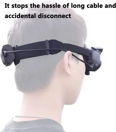 Vista 2 de Cable de alimentación y soporte de batería para DJI Avata Goggles 2, soporte de clip de batería y cable de carga para DJI Avata Pro-View Combo