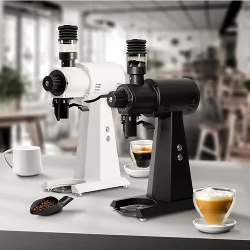 Vista 5 de CAFEMASY Tolva de dosis única transparente y fuelle de silicona compatible con Mahlkonig EK43 Herramienta de limpieza de molinillo de café