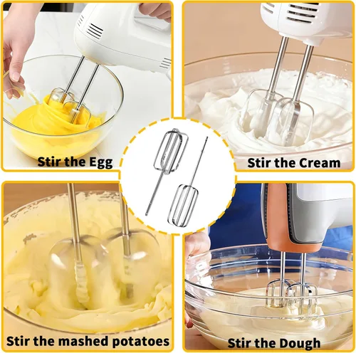 Vista 3 de Batidores de mano para Hamilton Beach, compatible con mezclador eléctrico 62682RZ 62692 64699 62695V