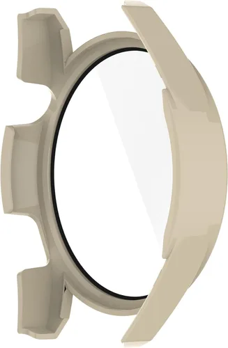 Vista 8 de FitTurn Funda protectora de pantalla compatible con Huawei Watch GT 3 de 1.654 pulgadas y 1.812 pulgadas con carcasa de vidrio templado HD, marco