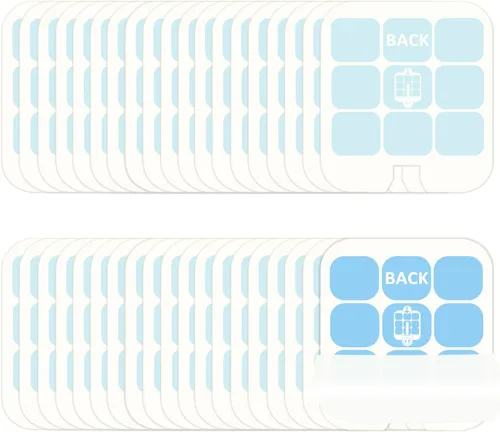 Paquete de 40 tarjetas de pegamento de repuesto compatibles con Safer Home SH502 y Dynatrap DT3005W Dot Trampa para moscas para interiores, trampa