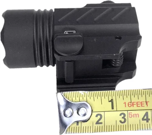 Vista 5 de Ade Advanced Optics PL200-A - Linterna táctica ultra compacta para pistola de 400 lúmenes, luz para senderismo, camping, caza y otras actividades al