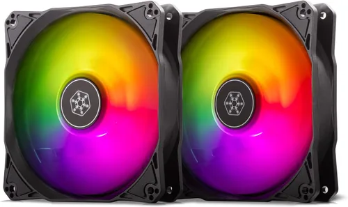 Vista 3 de Silverstone Technology Hydrogon D120 ARGB Enfriador de CPU de doble torre, HYD120-ARGB, ahora con soporte LGA1700 y LGA1851