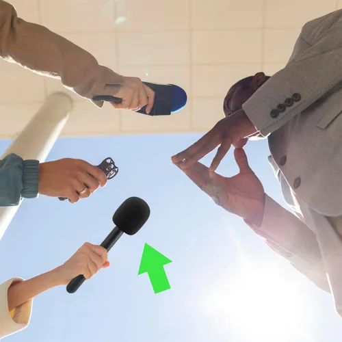 Vista 4 de Soporte para micrófono de mano magnético Neewer CM28, PQRQP 3 en 1 micrófono, GODOX Magic XT1, RIBIU LIBERVOX WM01, Gamiity M9 Wireless Lavalier Mic