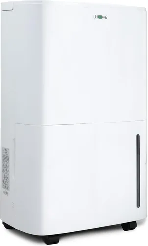 Vista 12 de Uhome - Deshumidificador de 30 pintas - para sótano con filtro de carbón activado, ultra silencioso, sensor de humedad, apagado automático, manguera