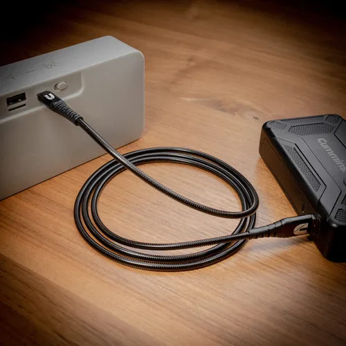 Vista 4 de Cummins CMN4714 Cable de carga micro flexible certificado USB C Micro a USB C Google Nexus 5X, 6P, Google Pixel y otros compatible - 4 pies