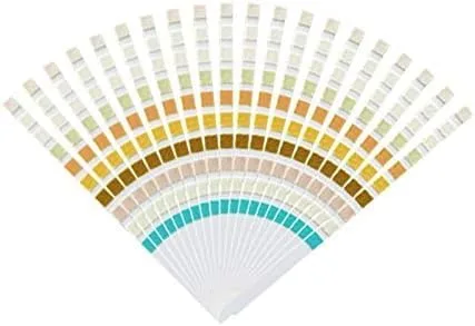 Vista 2 de Tiras de prueba genéricas hechas para análisis de 10Ps, 100 tiras, azules