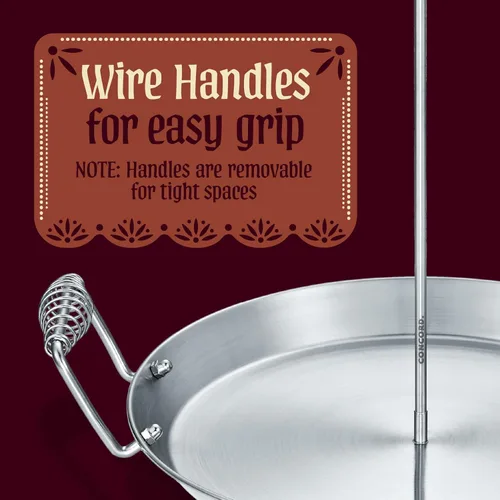 Vista 5 de CONCORD Brocheta vertical al pastor de acero inoxidable con placa para parrillas de barbacoa al aire libre. Ideal para tacos, giroscopio, shawarma