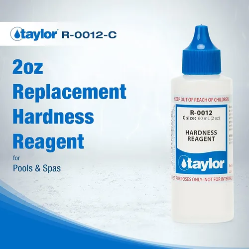 Vista 2 de Taylor Technologies R-0012-C, reactivo de dureza, 2 onzas, para probar la dureza del calcio en piscinas y spas, recambio de cuentagotas para kits