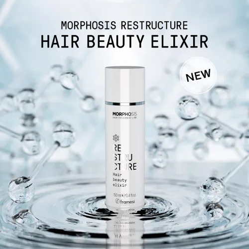 Vista 6 de FRAMESI Morphosis Restructure Hair Beauty Elixir de 5.1 onzas líquidas, mascarilla sin peso de 5 minutos, acondicionador reparador, ingredientes