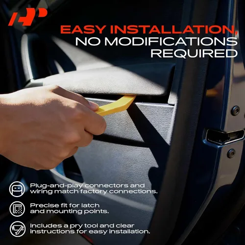 Vista 8 de A-Premium Ensamblaje del pestillo del capó delantero compatible con vehículos Ford y Mercury – Escape 2008-2012, Mariner 2008-2011, bloqueo de capó