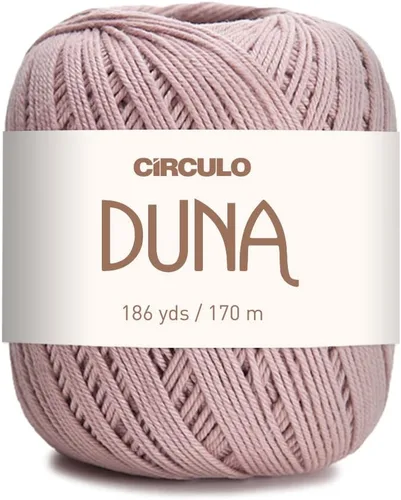 Vista 30 de Círculo Hilo Duna – 186 yardas, 3.52 onzas – Hilo DK de peinado ligero – 100% algodón virgen brasileño mercerizado, perfecto para tejer y hacer