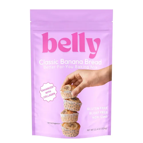 Vista 11 de Belly Brownie Mix con proteína de colágeno Alto en proteínas Brownies dulces Sin cereales sin lácteos sin nueces Snacks saludables