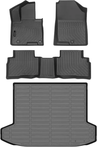 Vista 17 de Auxko Alfombrillas para todo tipo de clima, tapete de carga para Hyundai Tucson 2016 2017 2018 para todas las estaciones, accesorios de elastómero