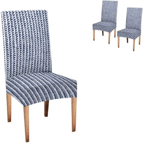 Vista 103 de CAPSCEOLL - Juego de 2 fundas para sillas elásticas, extraíbles y lavables, fundas para sillas Parson para sala de estar, comedor, cocina