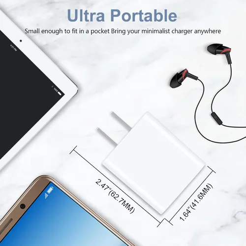 Vista 6 de USB C Samsung S25 FE Bloque de carga rápida para Galaxy S24 S23 FE Ultra S22 Plus S21 A16 A15 A25 A05 A05S A14 A54 A13, iPhone 16 Pro Max 15 Plus 14