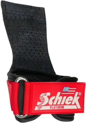 Vista 14 de Schiek Sports Model 1907 Platinum Edition Ultimate Grips - Correas de levantamiento de pesas 3 en 1, muñequeras y almohadillas de agarre, control