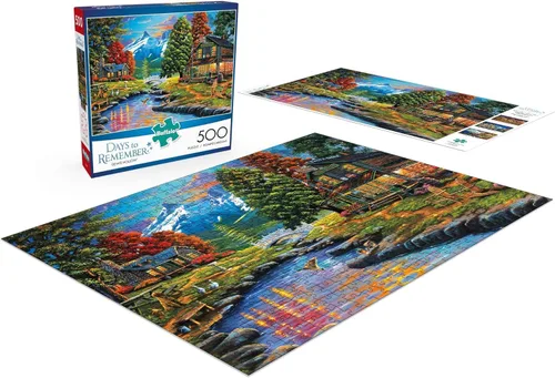 Vista 4 de Buffalo Games - Geno Peoples - Dewie Hollow - Rompecabezas de 500 piezas para adultos - Rompecabezas desafiante perfecto para noches de juegos - El