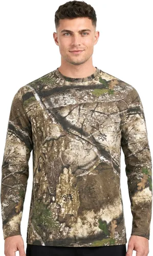 Vista 8 de Realtree Camo Crewneck Tees Mezcla de algodón Realtree Edge