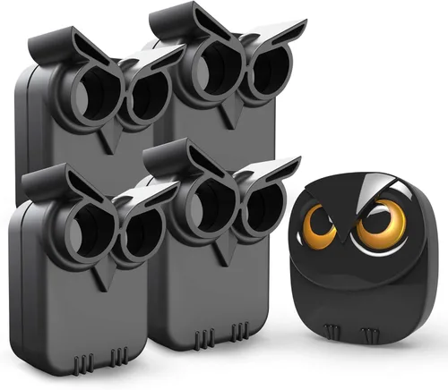 Vista 8 de Alarma inalámbrica de entrada de 1/2 milla de largo alcance, sensor de movimiento y detector de HTZSAFE para exteriores/interiores, sistema