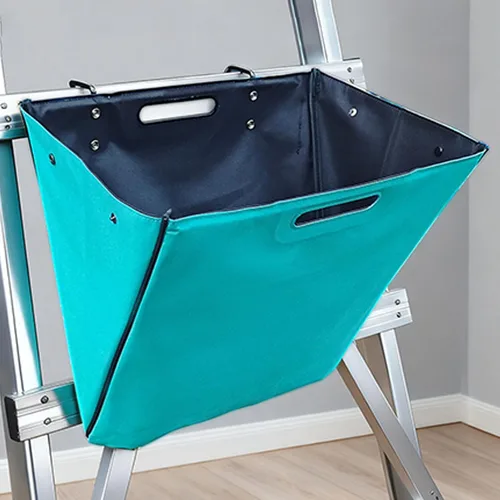 Vista 7 de Garosa Ladder Tool Bag, Oxford Fabric Tool Organizer with Elastic Strap and Side Pockets, for Straight Folding Ladders and Step Ladders