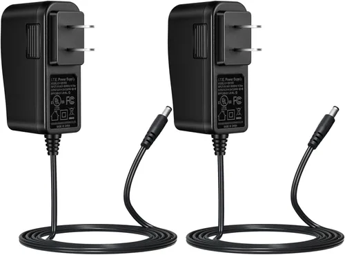 Vista 10 de Security-01 Fuente de alimentación de 12 V 1 A para adaptador de luz LED, adaptador de corriente de 12 V 1 amperio, CA 100-240 V a CC 12 V, cable