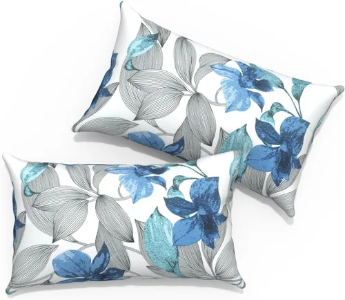Vista 88 de Almohadas de exterior para muebles de patio de 16 x 16 pulgadas, almohadas cuadradas para exteriores con rellenos, almohadas decorativas de patio