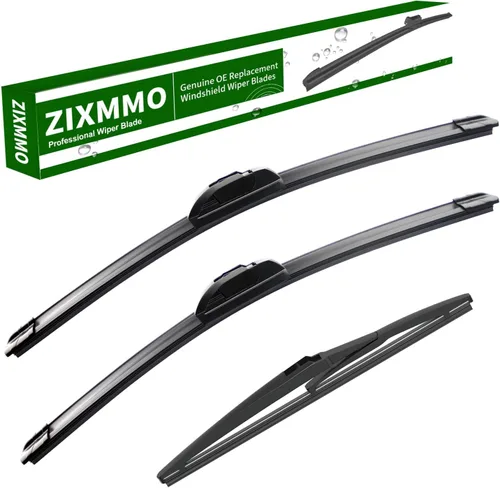 Vista 9 de 3 limpiaparabrisas de fábrica de repuesto para VW Tiguan 2007-2017 Juego de limpiaparabrisas de equipo original - 24"+21"+13" (juego de 3) Bloqueo