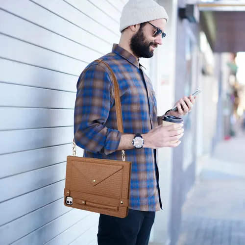 Vista 239 de Funda tipo bolso para iPad mini de 5ª/4ª/3ª/2ª/1ª generación de 7.9 pulgadas, Techcircle funda ligera tipo folio con soporte bandolera con billetera