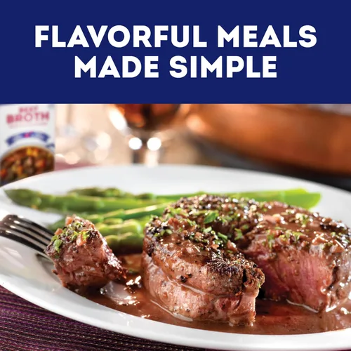 Vista 6 de Swanson Caldo de carne con 50% menos de sodio, 14.5 oz.