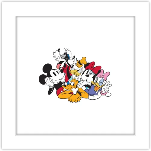 Vista 11 de Trends International Gallery Pops Disney Mickey Mouse - Póster de pared de Mickey y sus amigos, 12 x 12 pulgadas, versión enmarcada en negro