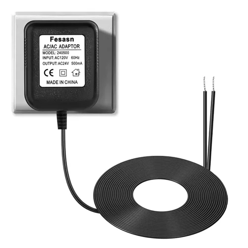 Vista 8 de Adaptador de Cable C para Termostato Inteligente, Fuente de Alimentación de CA de 24V, Compatible con Nest Hello August Ring Timbre de Puerta