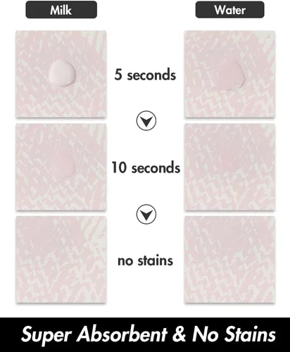 Vista 2 de PADOOR - Tapete de comida para perros - Tapete absorbente de comida para mascotas - Tapete para cuenco para perros con forma de hueso, tapete